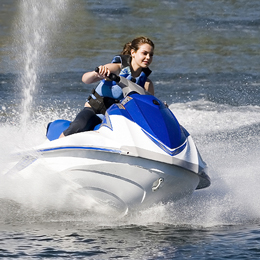 girl on jetski