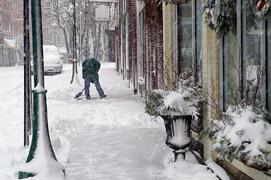 business snow shovel