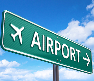 bigstock Airport direction road sign 48224462