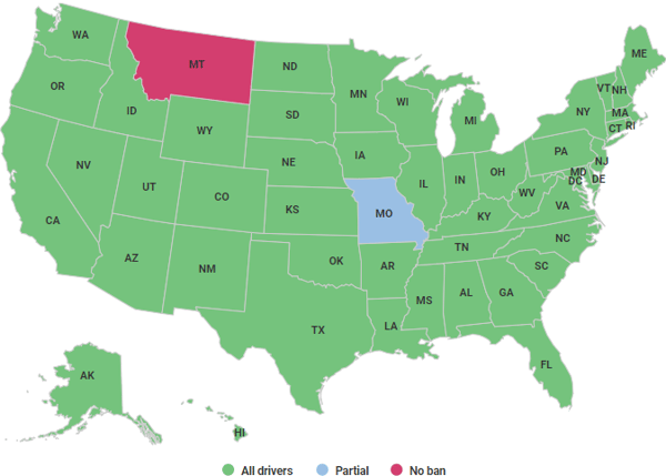 2020 texting map