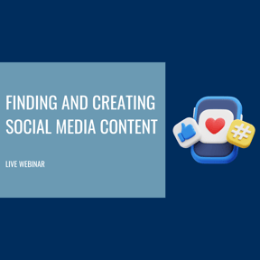 Webinar Image Finding and Creating Social Media Content