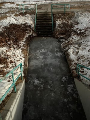 Icy Walkways