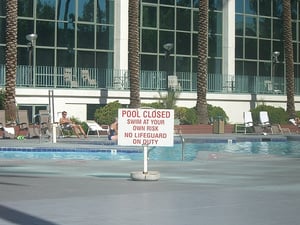 Blood Cleanup in Swimming Pools