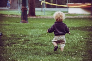 kid walking