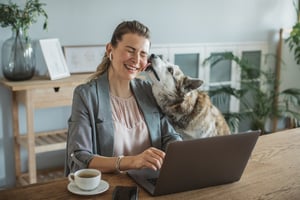 Tips for working at home with pets 2