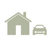 House and Car graphic