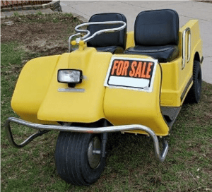 three wheeled cart