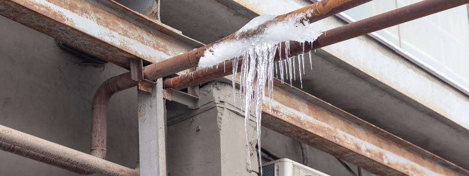 Frozen pipes blog image