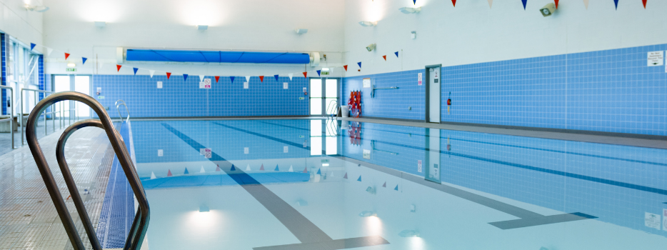 A large indoor pool