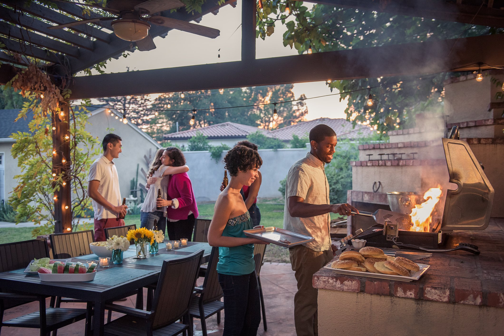 building a barbecue